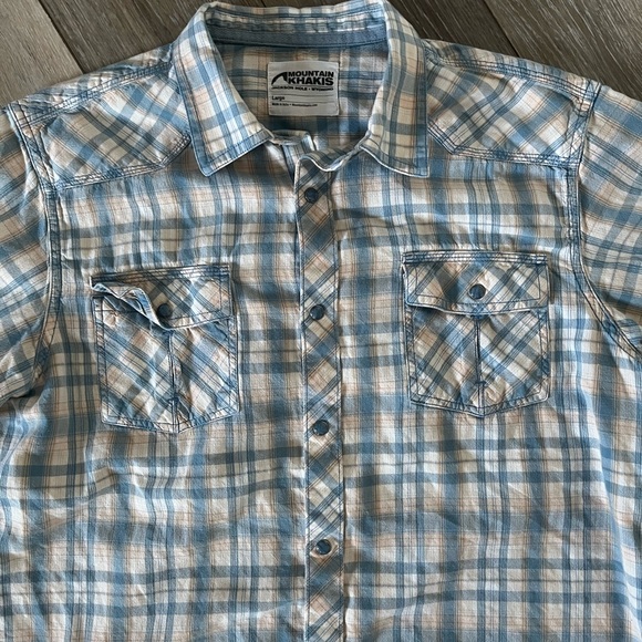 Mountain Khakis Plaid Short Sleeve Button Down - Picture 2 of 7